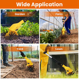 Cordless Electric Garden Tiller Cultivator With 20V Rechargeable Battery Garden & Patio - Tophatter Daily Deals