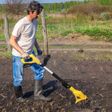 Cordless Electric Garden Tiller Cultivator With 20V Rechargeable Battery Garden & Patio - Tophatter Daily Deals