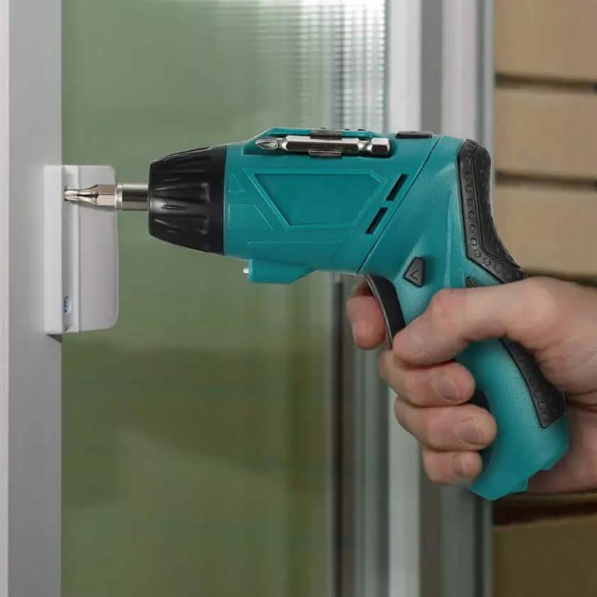 Cordless Electric Screwdriver Set with 45 Drill Bits and Carrying Case Home Improvement - Tophatter Daily Deals