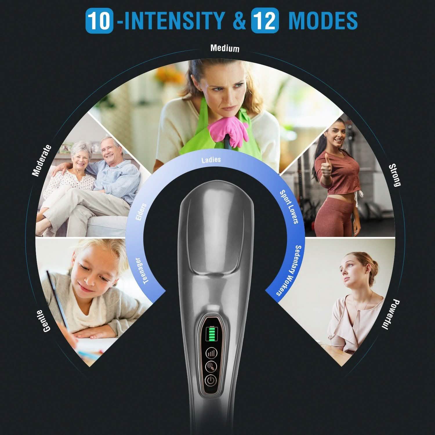 Cordless Handheld Back Massager Health & Wellness - Tophatter Daily Deals