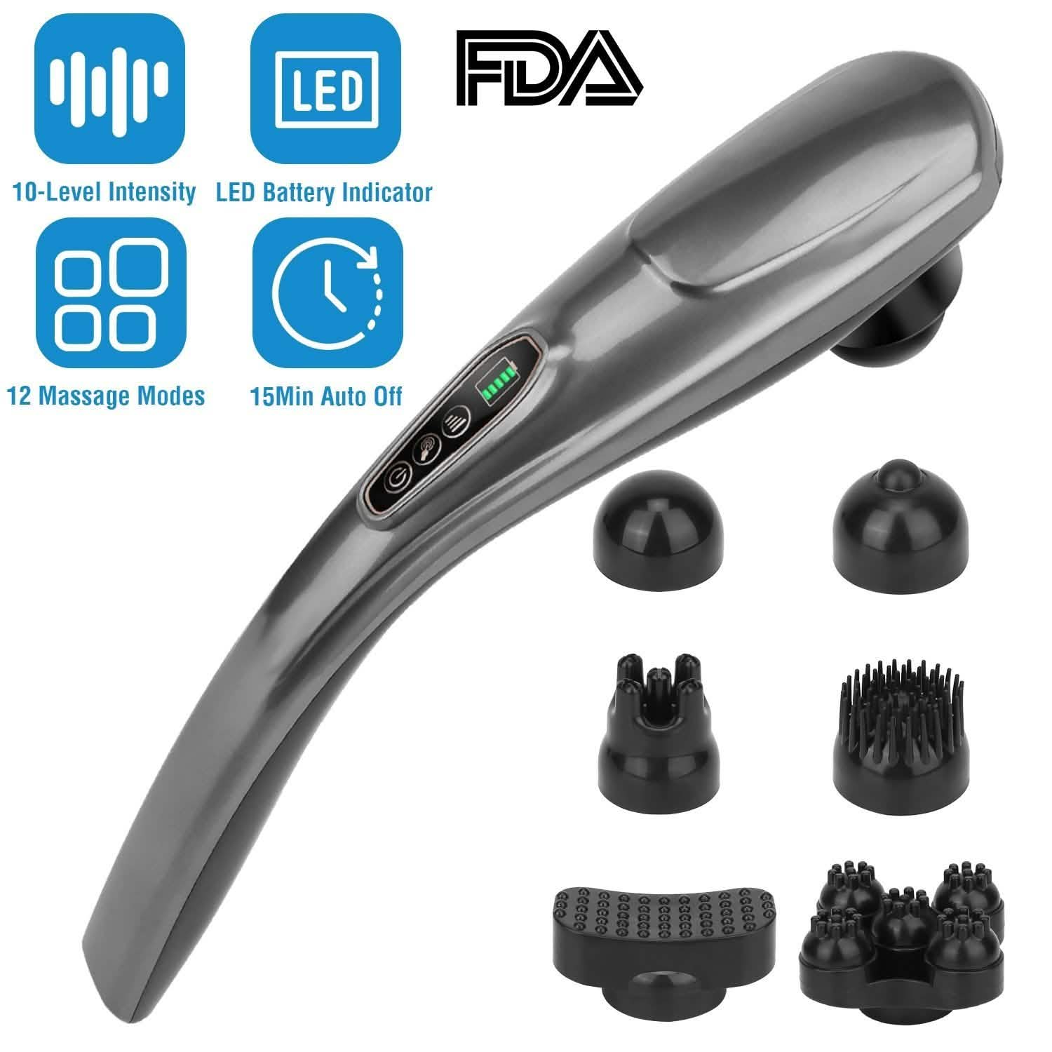 Cordless Handheld Back Massager Health & Wellness - Tophatter Daily Deals