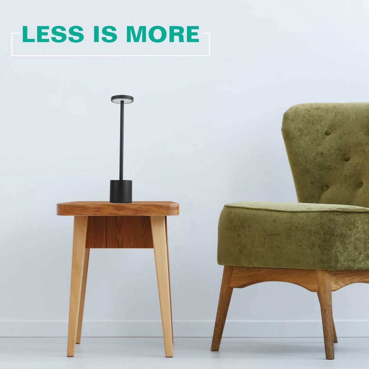 Cordless Portable Rechargeable Table Lamp Indoor Lighting - Tophatter Daily Deals