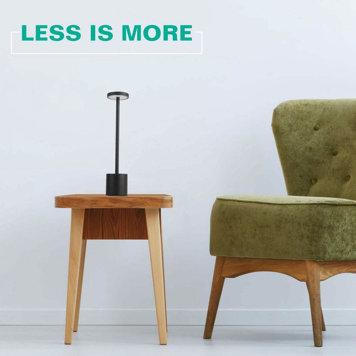 Cordless Portable Rechargeable Table Lamp Indoor Lighting - Tophatter Daily Deals