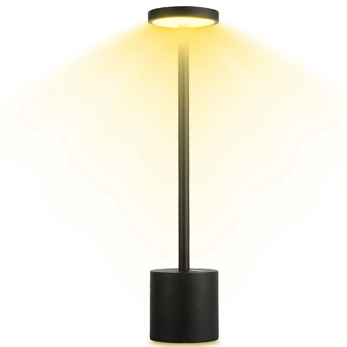 Cordless Portable Rechargeable Table Lamp Indoor Lighting - Tophatter Daily Deals
