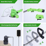 Cordless Rechargeable Grass Trimmer Garden & Patio - Tophatter Daily Deals