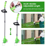 Cordless Rechargeable Grass Trimmer Garden & Patio - Tophatter Daily Deals