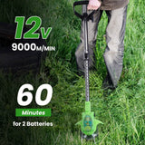 Cordless Rechargeable Grass Trimmer Garden & Patio - Tophatter Daily Deals