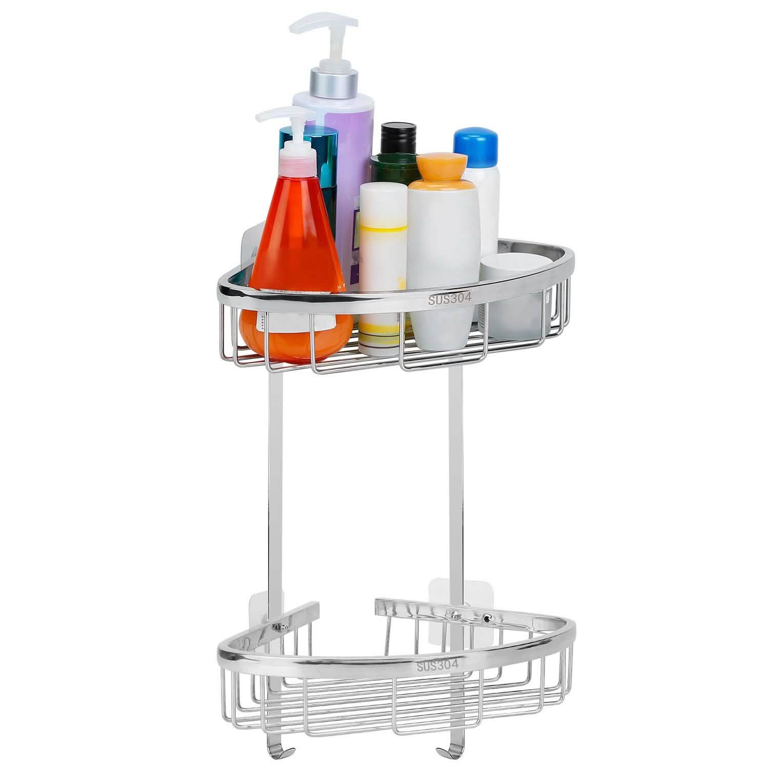 Corner Shower Caddy Shelf Bath - Tophatter Daily Deals