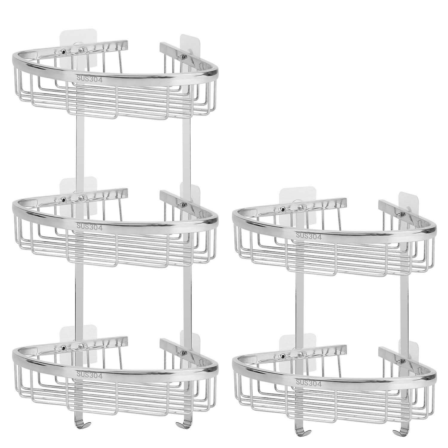Corner Shower Caddy Shelf Bath - Tophatter Daily Deals
