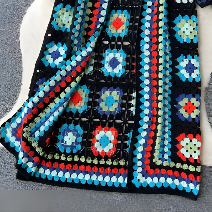 Lightweight Women's Crochet Cardigan - Calf Length, Spring - Tophatter Daily Deals