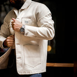 Cotton Lapel Jackets Multi-pocket Short Parkas Men Jackets - Tophatter Daily Deals
