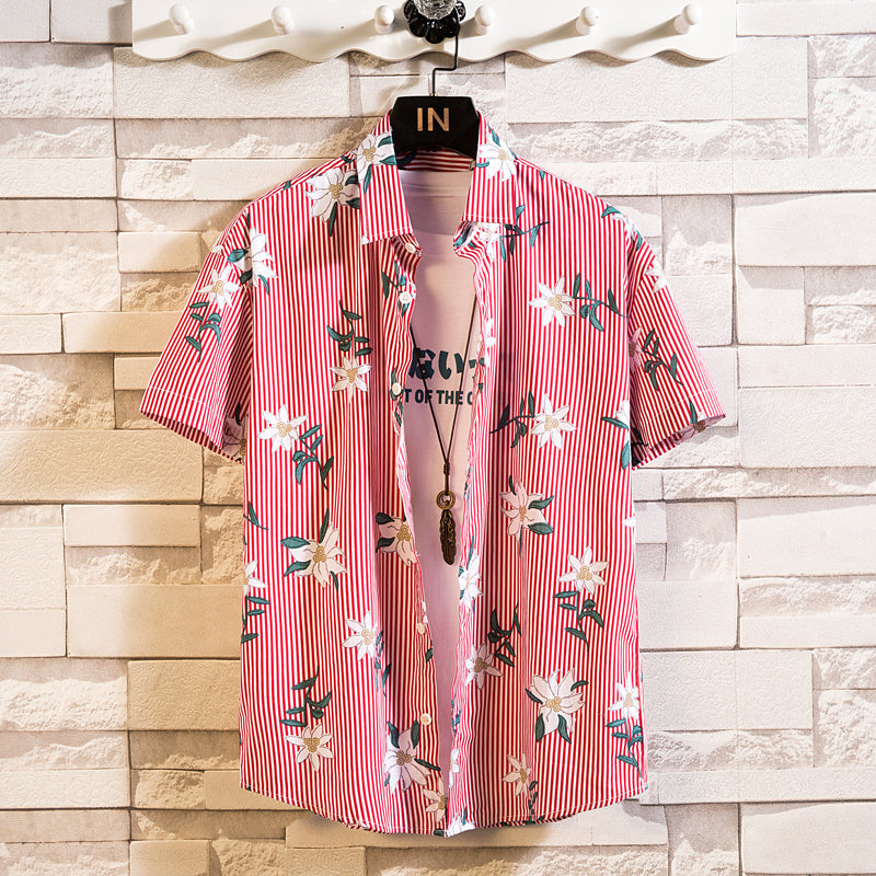 Cotton Men's Gorgeous Print Shirt Men's Shirts - Tophatter Daily Deals