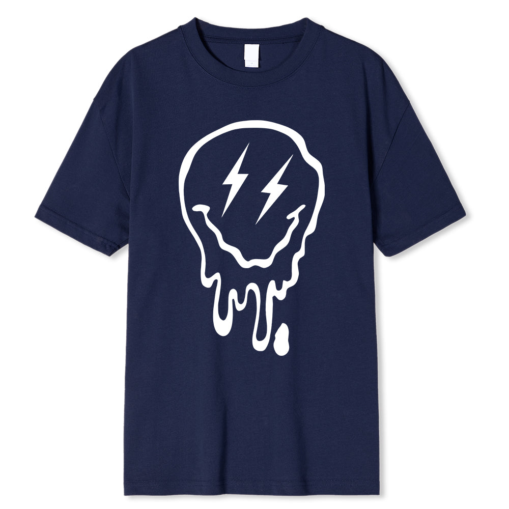 Summer Cotton O-Neck Cotton Clothes Tee - Tophatter Daily Deals