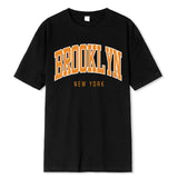 Cotton T Shirt Breathable Shoulder Tee Black Tee - Tophatter Daily Deals
