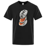 Cotton T shirt Hip Hop Loose Oversized T-Shirt Tee - Tophatter Daily Deals