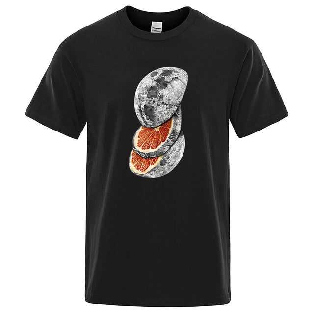 Cotton T shirt Hip Hop Loose Oversized T-Shirt Black Tee - Tophatter Daily Deals
