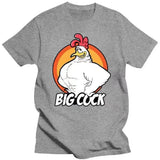 Cotton Tees Round Collar Big Cock T Shirts Tee - Tophatter Daily Deals