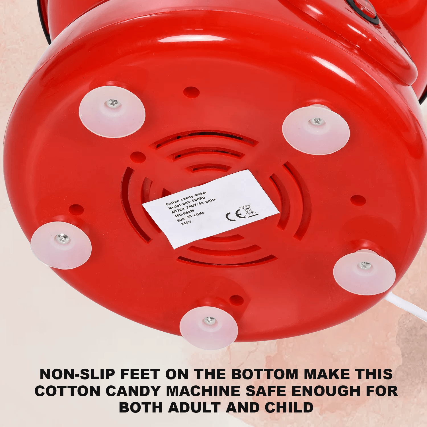 Cotton Candy Floss Machine - 450w Electric Candyfloss Machine Non-stick Cotton Sugar Candy Floss Maker DIY Home - Tophatter Daily Deals