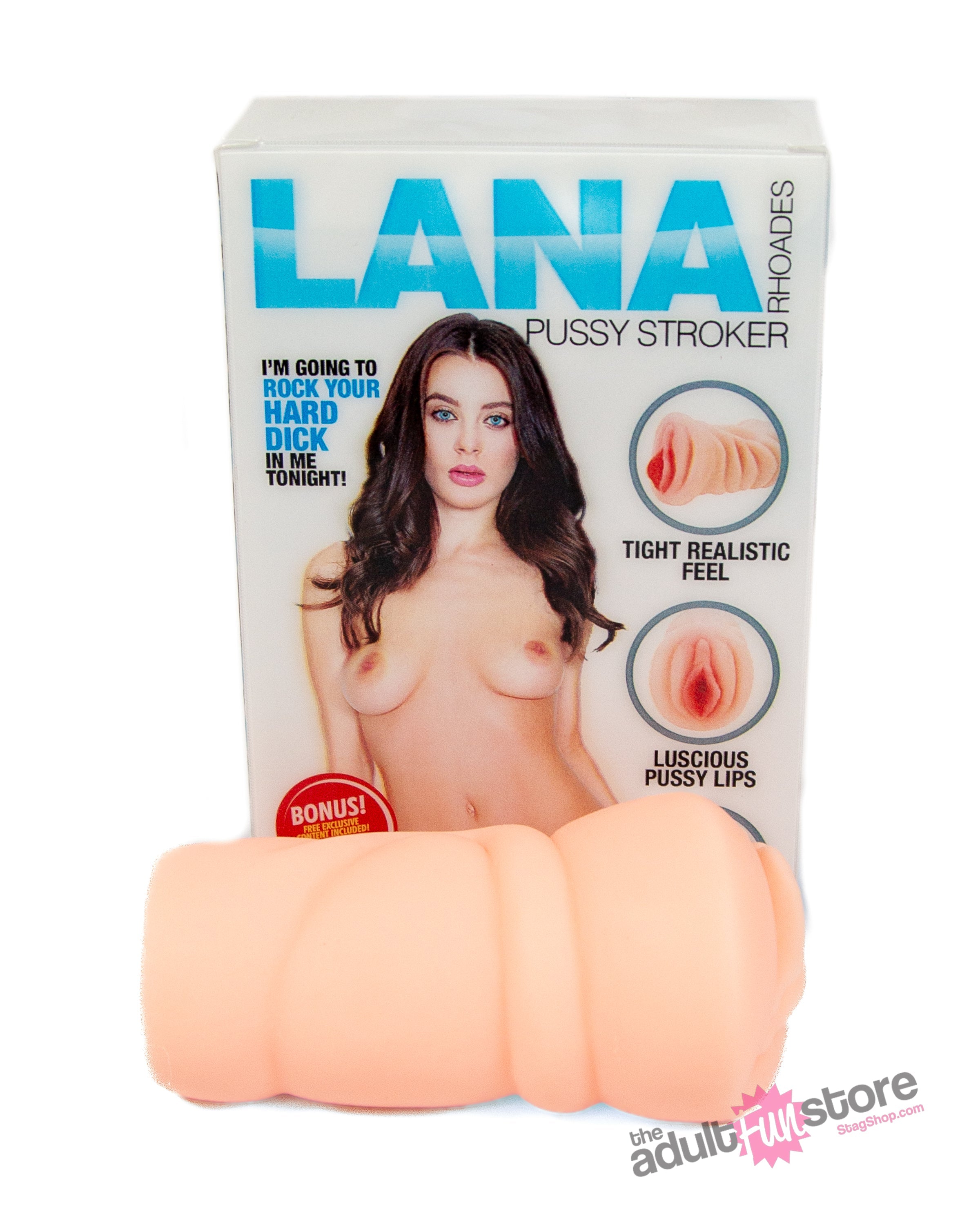Cousins Group - Lana Rhoades Pussy Stroker - Beige Sex Toy - Tophatter Daily Deals