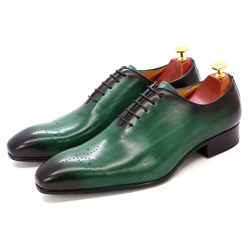 Genuine Calf Leather Men Dress Shoes Men Shoes - Tophatter Daily Deals