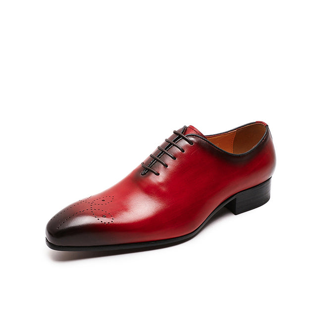 Genuine Calf Leather Men Dress Shoes Men Shoes - Tophatter Daily Deals