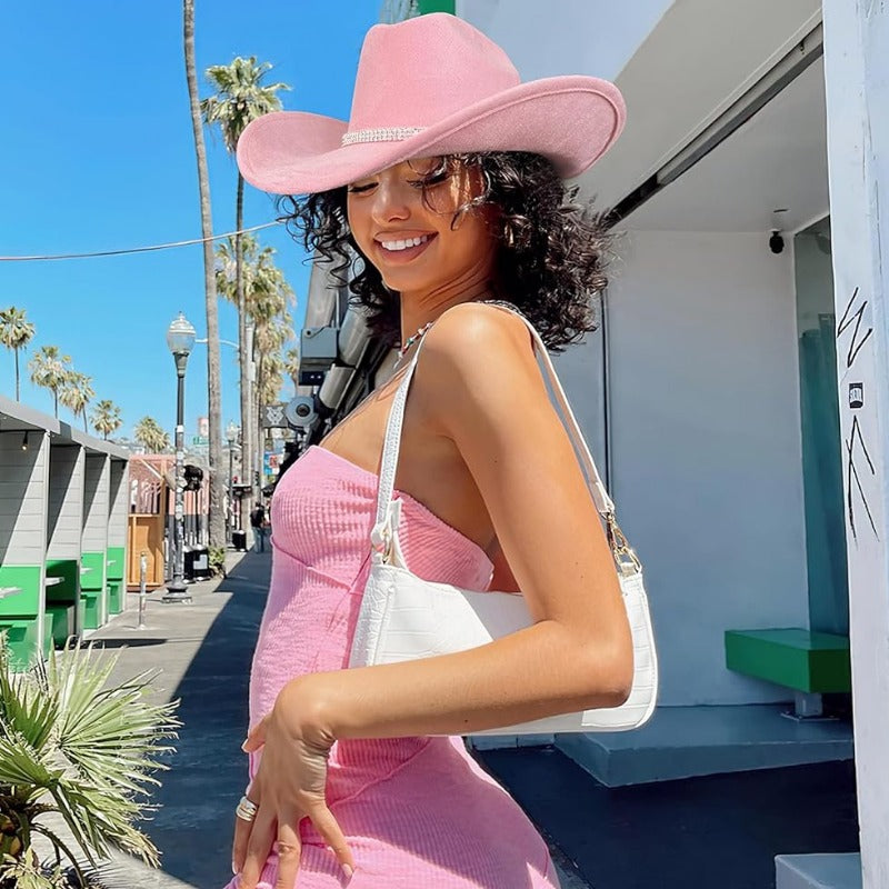 Cowboy Hat For Women And Men With Shapeable Wide Brim Cap - Tophatter Daily Deals