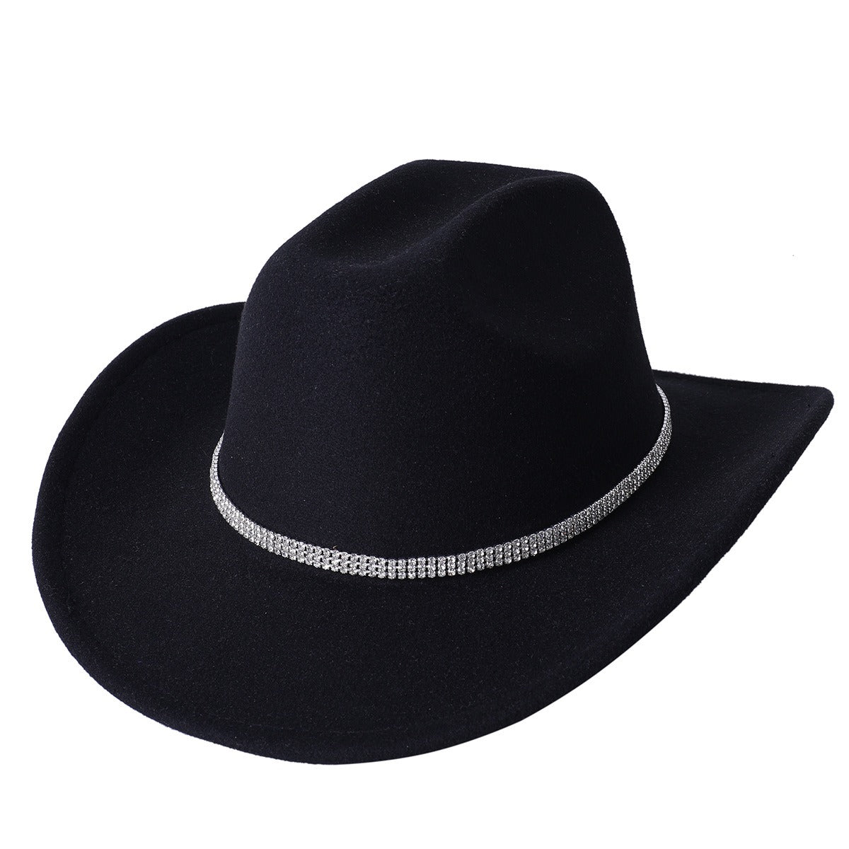 Cowboy Hat For Women And Men With Shapeable Wide Brim Black Cap - Tophatter Daily Deals