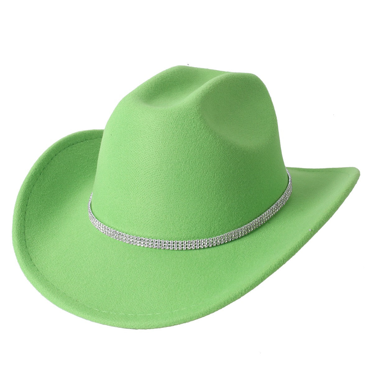 Cowboy Hat For Women And Men With Shapeable Wide Brim Green Cap - Tophatter Daily Deals