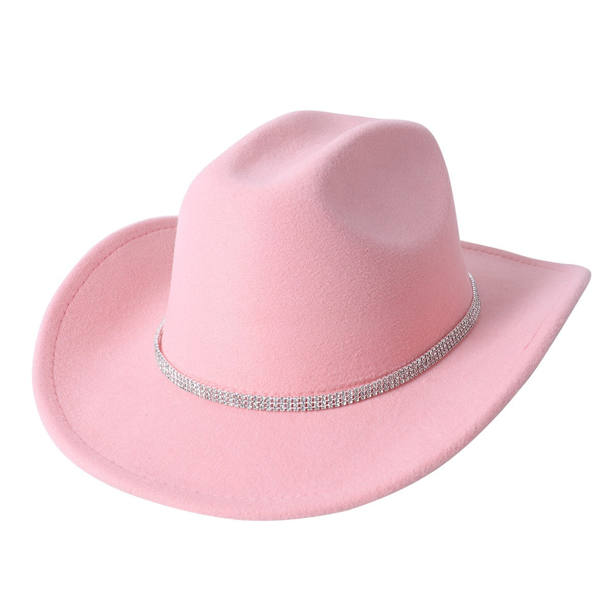 Cowboy Hat For Women And Men With Shapeable Wide Brim Pink Cap - Tophatter Daily Deals