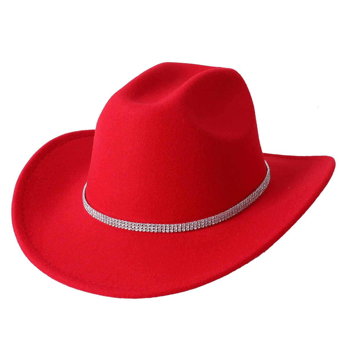 Cowboy Hat For Women And Men With Shapeable Wide Brim Red Cap - Tophatter Daily Deals