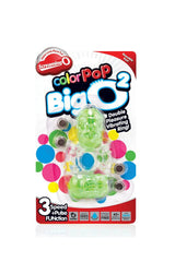 Screaming O - ColourPop - The Big O 2 - Dual Vibrating Cock Ring - Assorted Sex Toy - Tophatter Daily Deals