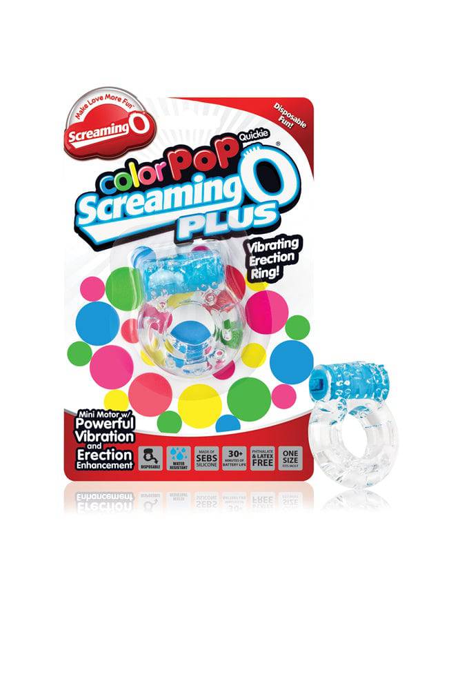 Screaming O - ColourPop Quickie Plus - Disposable Vibrating Cock Ring - Assorted Sex Toy - Tophatter Daily Deals