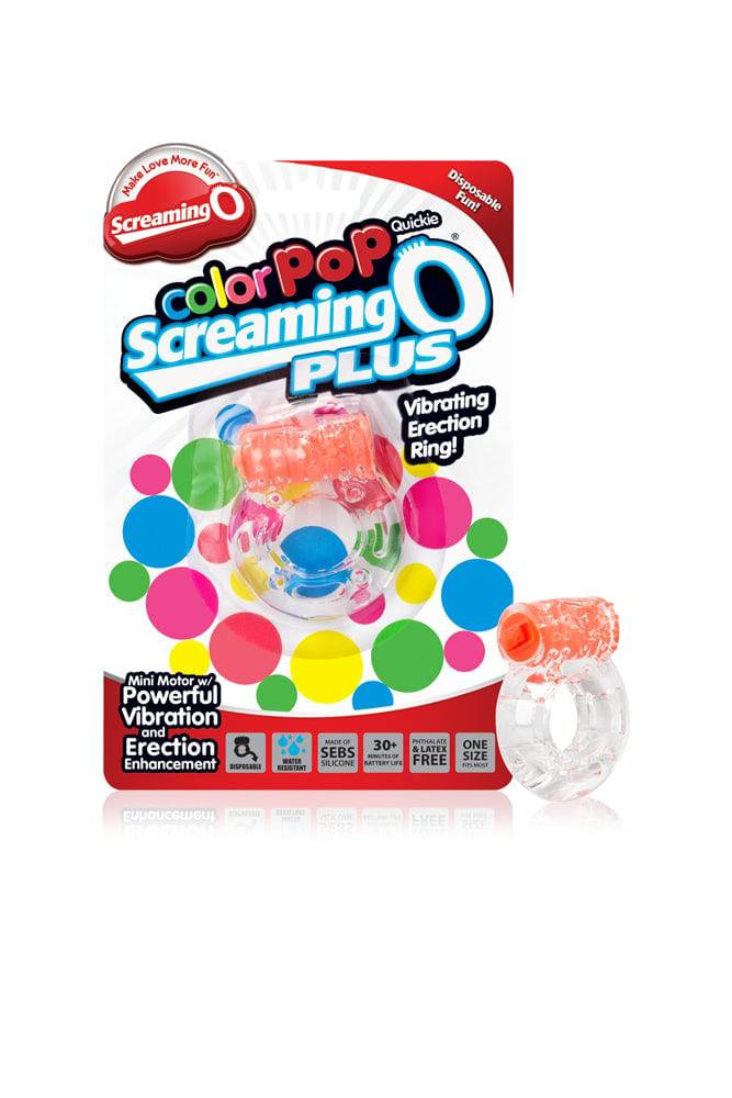 Screaming O - ColourPop Quickie Plus - Disposable Vibrating Cock Ring - Assorted Sex Toy - Tophatter Daily Deals