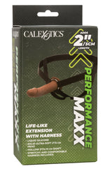 Performance Maxx Life-Like Extension with Harness Brown 2 Inch Length > Dildos > Hollow Strap Ons - Tophatter Daily Deals