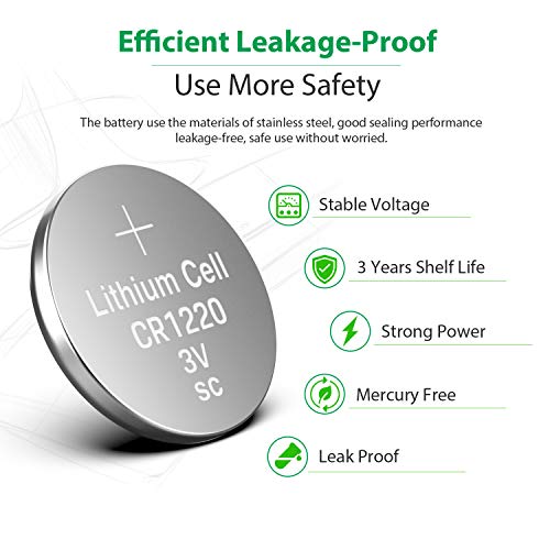 CR1220 COIN CELL 3V - EACH - Tophatter's Army Deals AUTOMATION - Tophatter Daily Deals