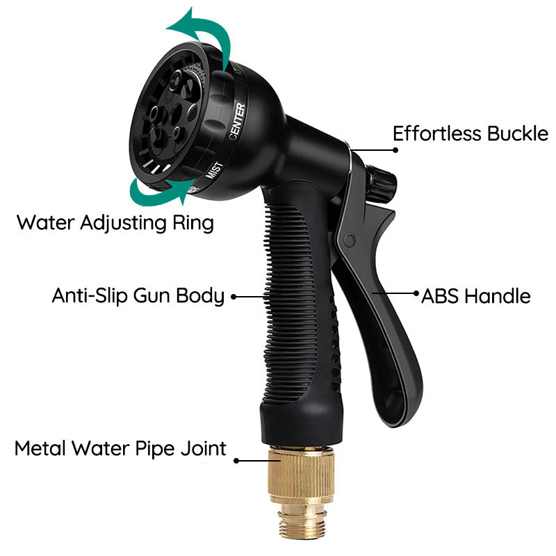 Expandable Garden Hose 100FT Retractable Kink Resistant - Tophatter Daily Deals