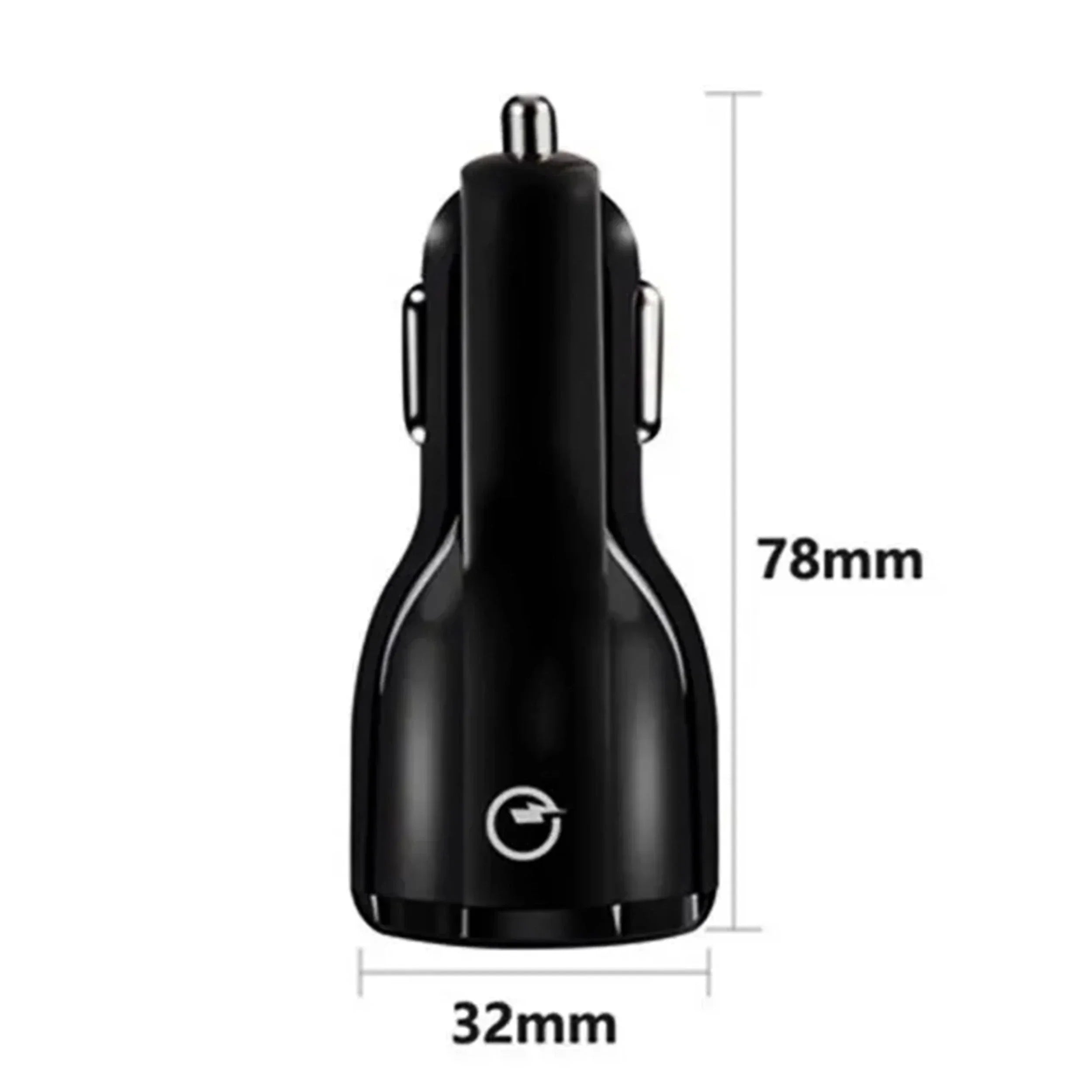 Usb Car Charger Dual Port Fast Charging Compact Adapter - Tophatter Daily Deals