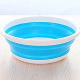 Creative Collapsible Water Basin Portable Travel Basin Washing Tool Fashion Hobbies Blue Bath - Tophatter Daily Deals