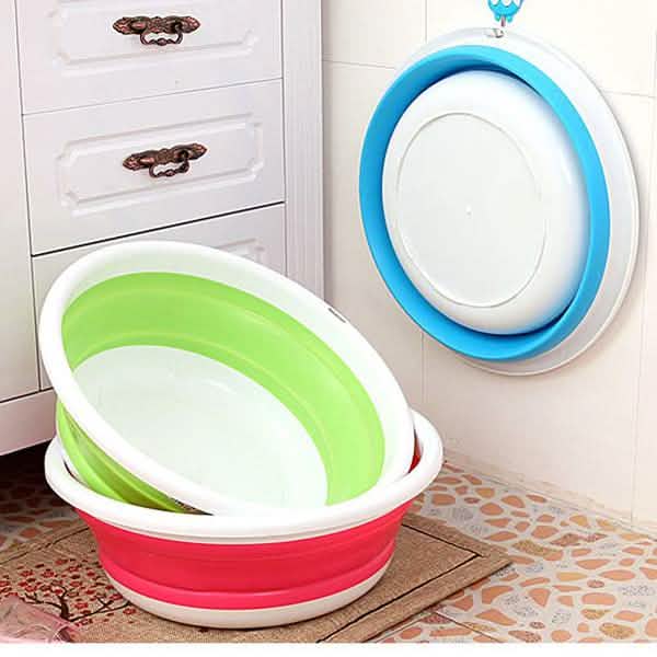 Creative Collapsible Water Basin Portable Travel Basin Washing Tool Fashion Hobbies Bath - Tophatter Daily Deals