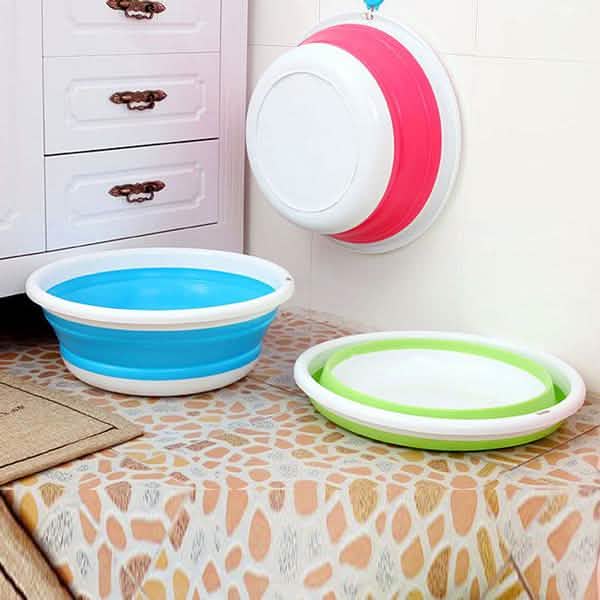 Creative Collapsible Water Basin Portable Travel Basin Washing Tool Fashion Hobbies Bath - Tophatter Daily Deals