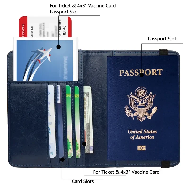Creative Passport Holder Cover With 3D Metal Badge Handbags & Wallets - Tophatter Daily Deals