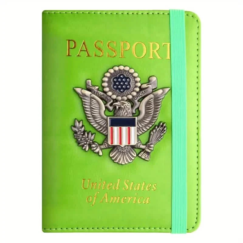 Creative Passport Holder Cover With 3D Metal Badge Handbags & Wallets - Tophatter Daily Deals