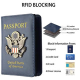 Creative Passport Holder Cover With 3D Metal Badge Handbags & Wallets - Tophatter Daily Deals