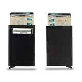 Credit Card Holder Wallet Metal Name Card Black Handbags & Wallets - Tophatter Daily Deals