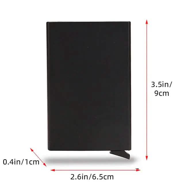 Credit Card Holder Wallet Metal Name Card Handbags & Wallets - Tophatter Daily Deals