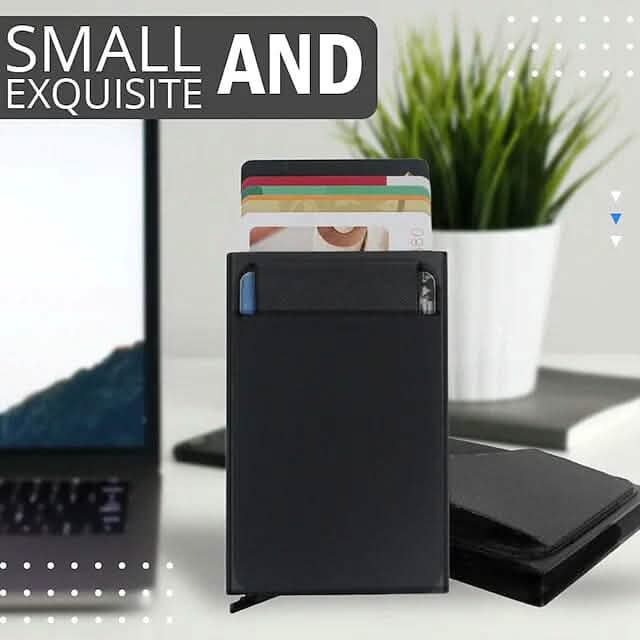 Credit Card Holder Wallet Metal Name Card Handbags & Wallets - Tophatter Daily Deals