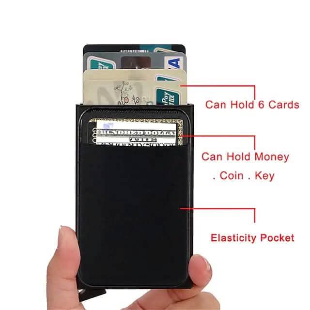 Credit Card Holder Wallet Metal Name Card Handbags & Wallets - Tophatter Daily Deals