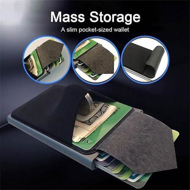 Credit Card Holder Wallet Metal Name Card Handbags & Wallets - Tophatter Daily Deals