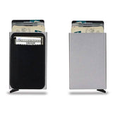 Credit Card Holder Wallet Metal Name Card Gray Handbags & Wallets - Tophatter Daily Deals