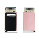 Credit Card Holder Wallet Metal Name Card Rose Gold Handbags & Wallets - Tophatter Daily Deals